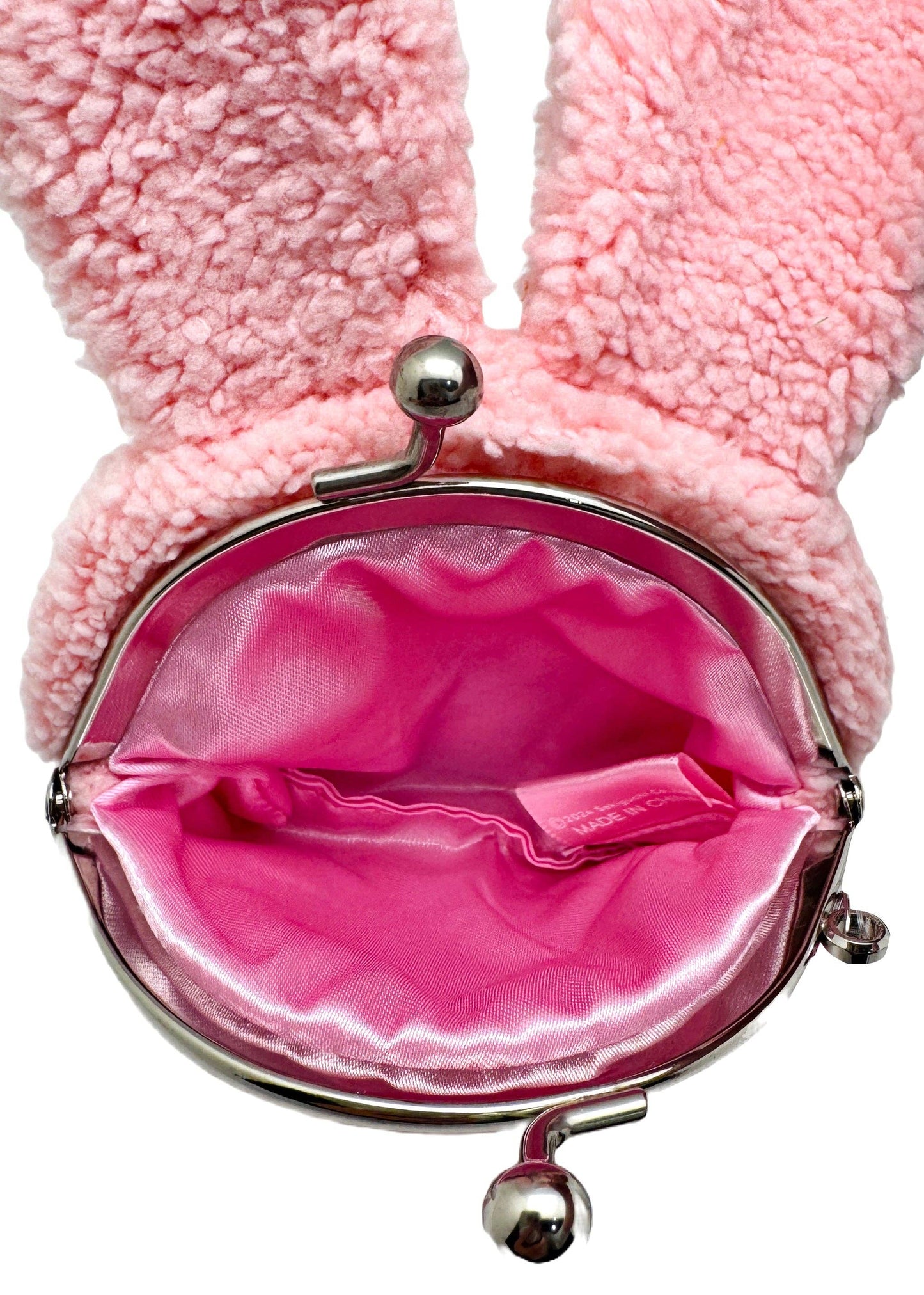 Monchhichi Chimutan Bunny Face Plush Coin Bag