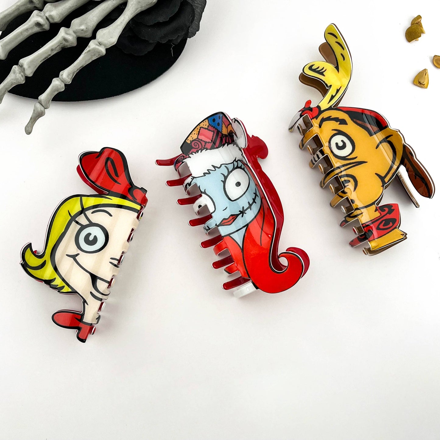 Quirky Party Claw Clip, Fun Hair Clip for Easter & Halloween