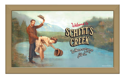 Schitt's Creek Welcome Sign 10" x 18" Framed MDF Wall Art