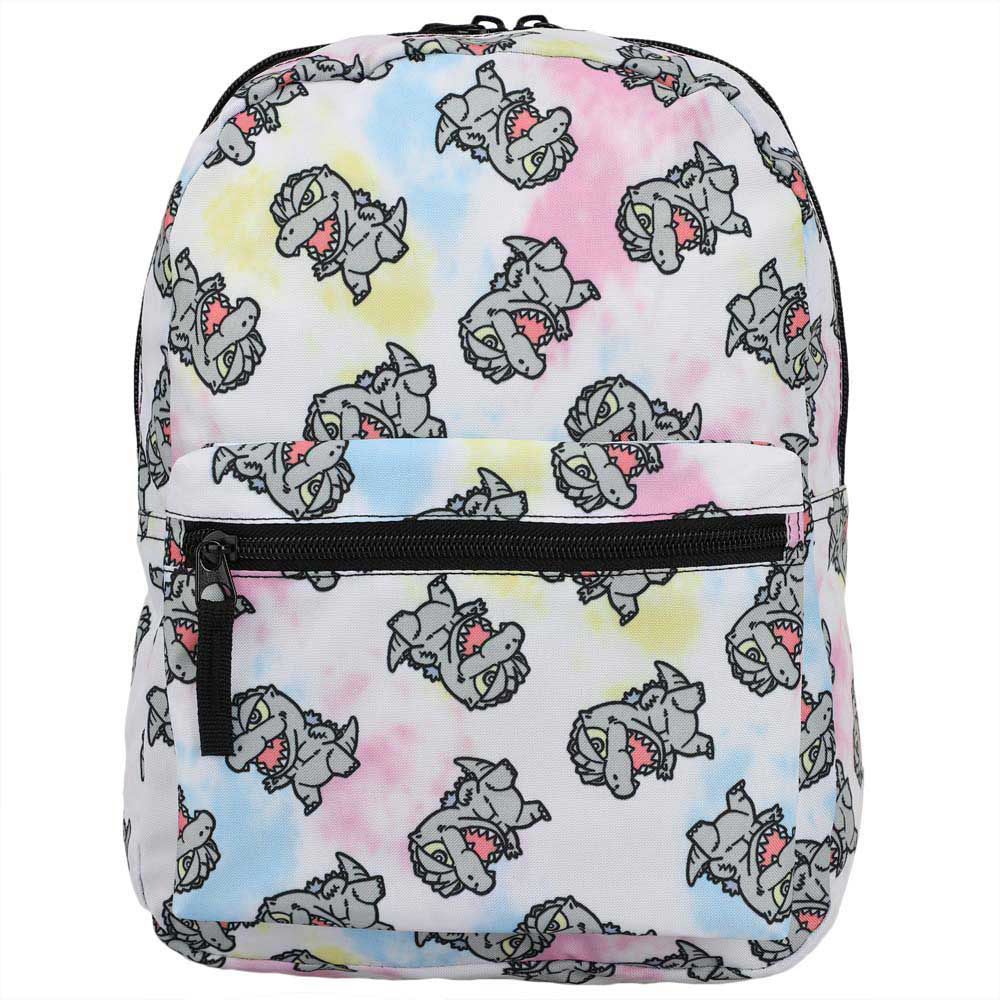 Godzilla Chibi AOP Tie Dye Mini Backpack