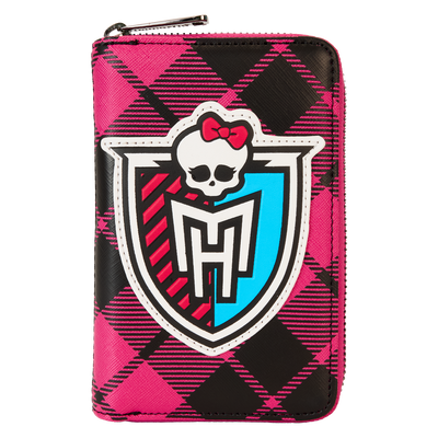 Loungefly Monster High Crest Zip Wallet