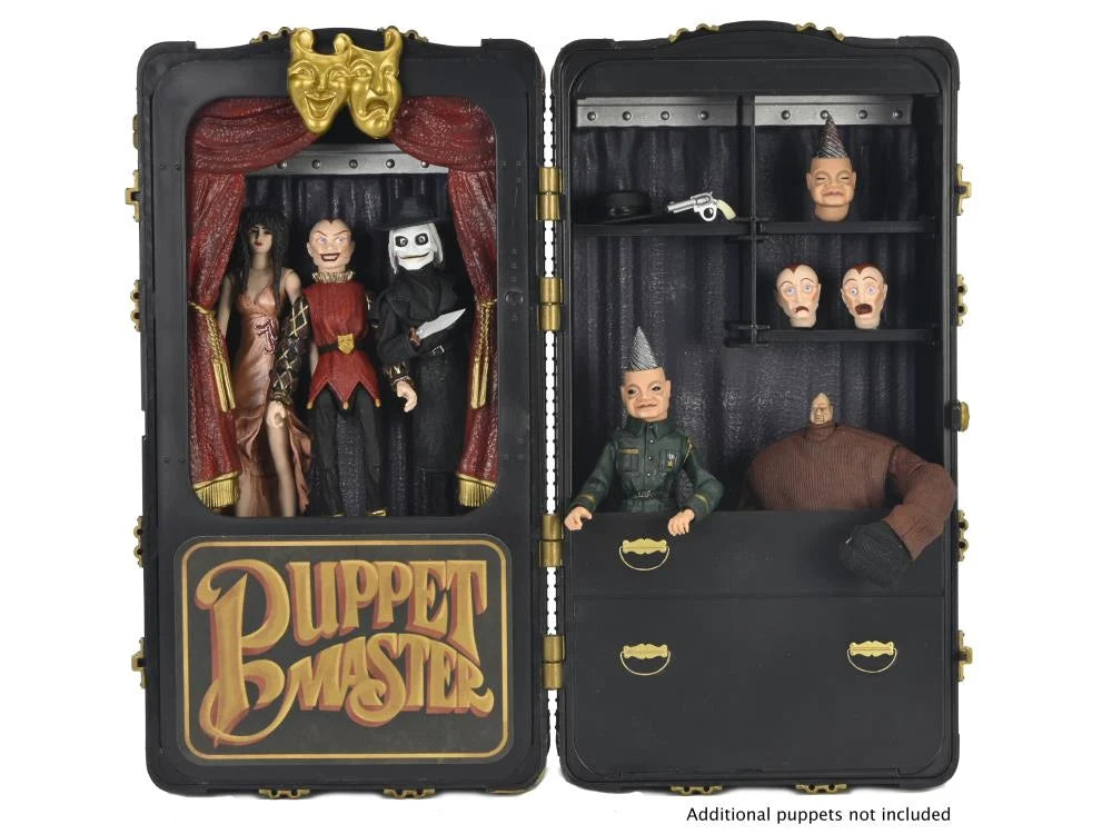 PRE-ORDER Puppet Master Leech Woman & Toulon's Puppet Case Figure Set