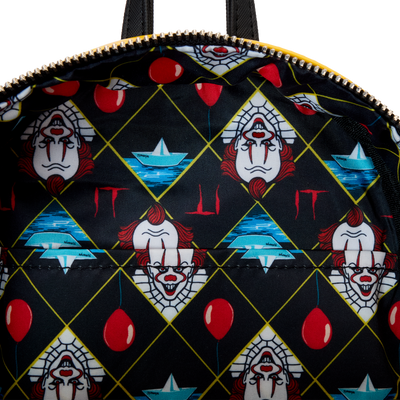 It Pennywise Raincoat Cosplay Glow Mini Backpack