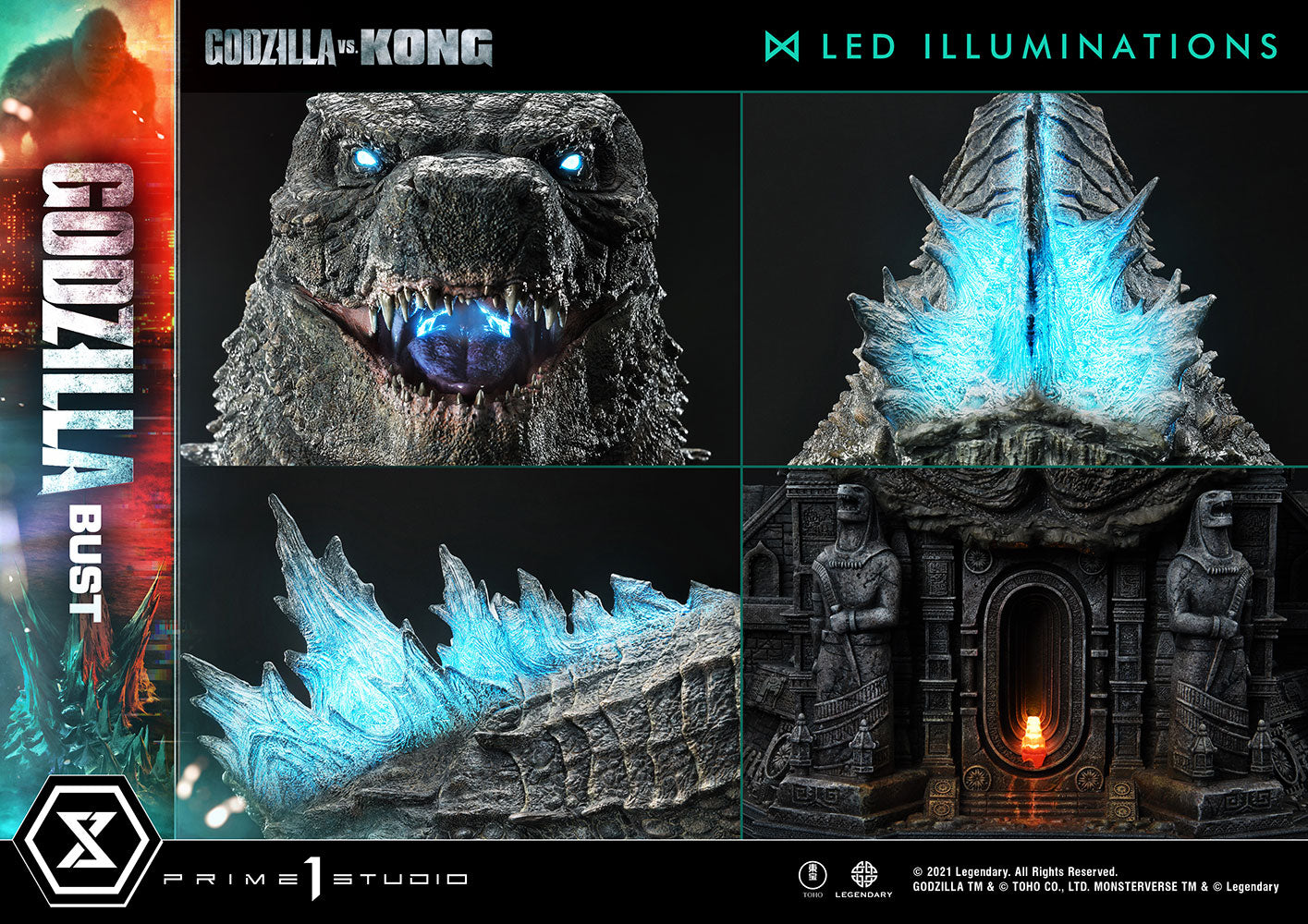 GODZILLA Bust by Prime 1 Studio