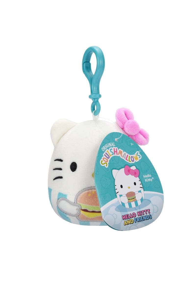 Squishmallows Hello Kitty Food Truck Clips