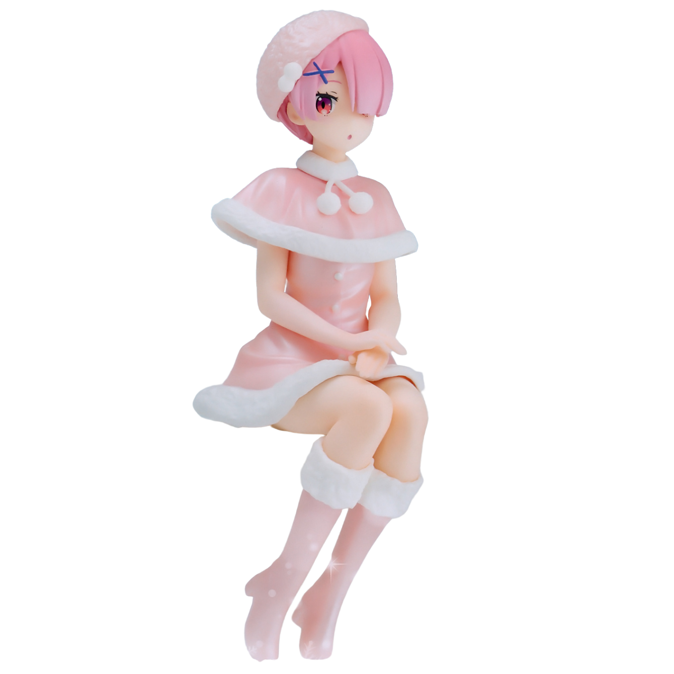 Re:Zero Starting Life in Another World Noodle Stopper Figure Ram Snow Princess Pearl Ver.