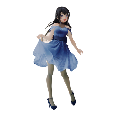 Rascal Does Not Dream of Bunny Girl Senpai Colorful Figure Mai Sakurajima Clear Dress Ver. Renewal