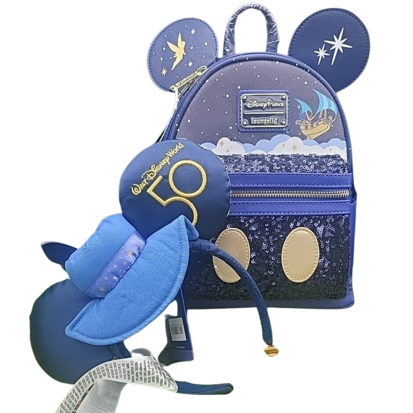 Loungefly Disney Parks Mickey Mouse Main Attraction Mini Backpack PETER PAN