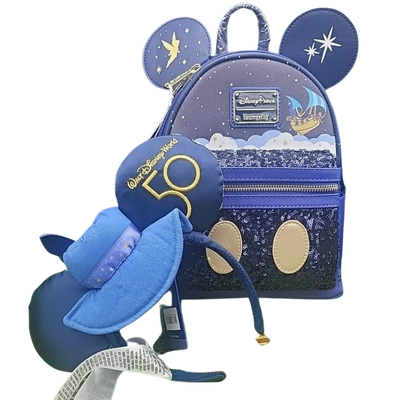 Loungefly Disney Parks Mickey Mouse Main Attraction Mini Backpack PETER PAN