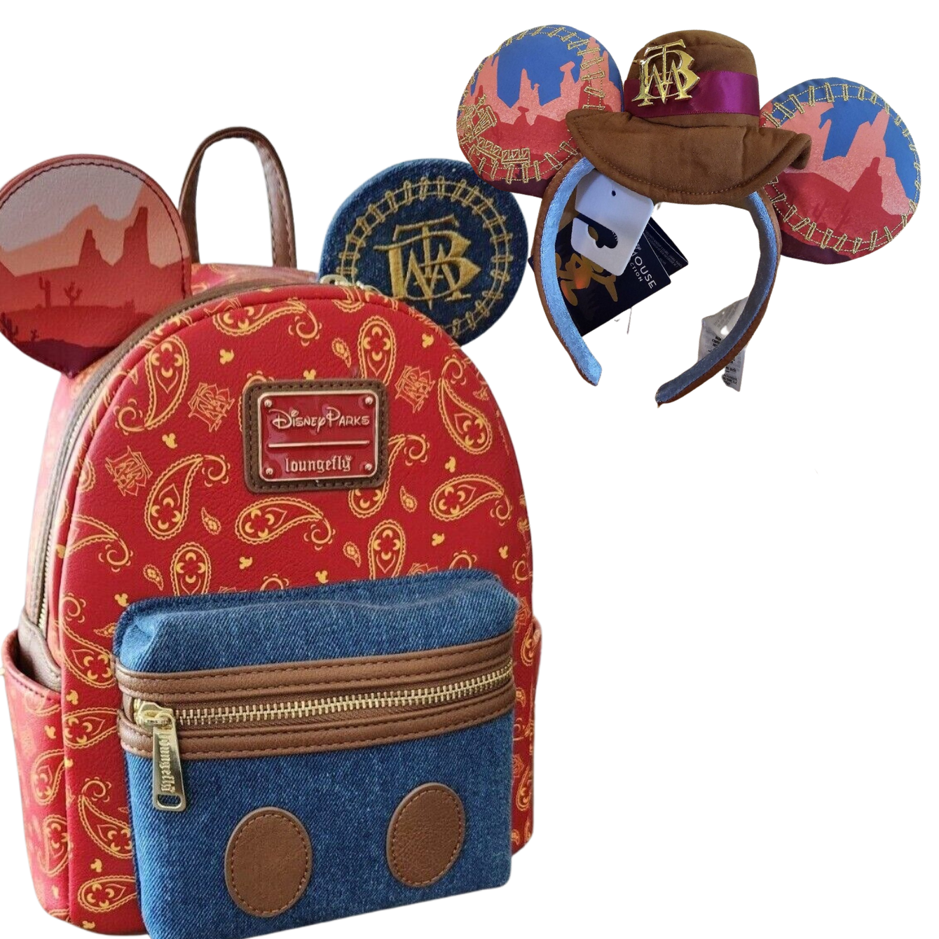 Loungefly Main Attractions Thunder Mountain Backpack with Ears