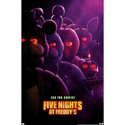 FIVE NIGHTS AT FREDDY'S Can You Survive Poster