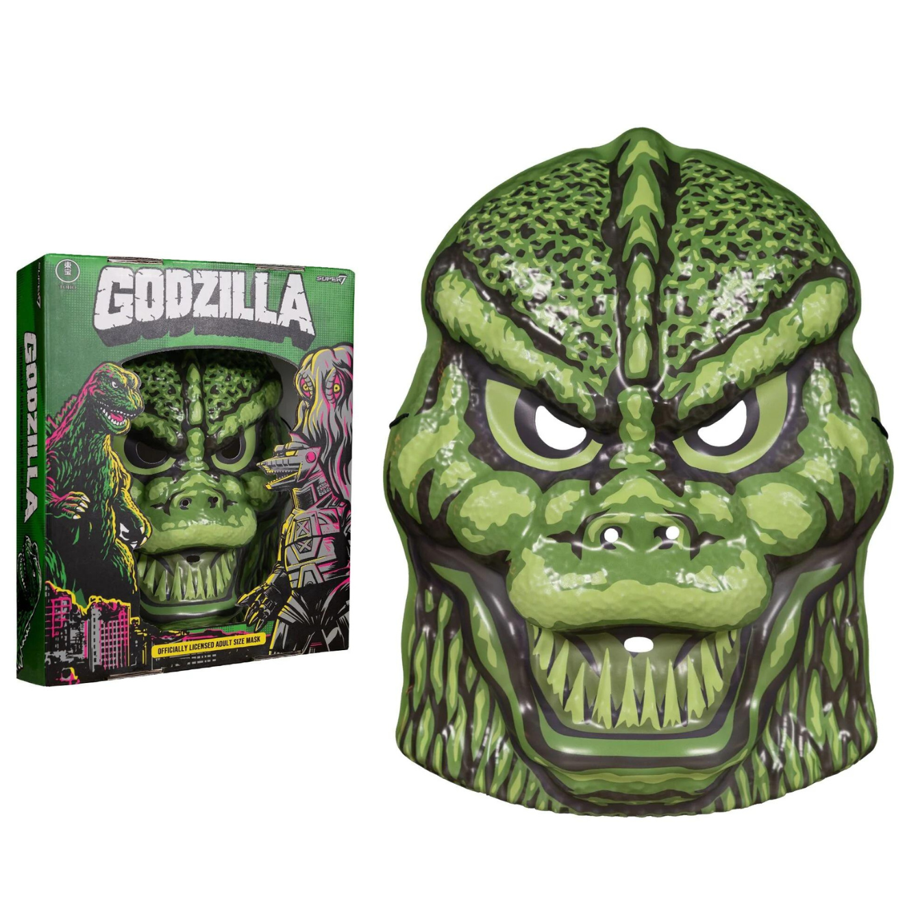 Toho Retro Halloween Mask Godzilla (Glow)