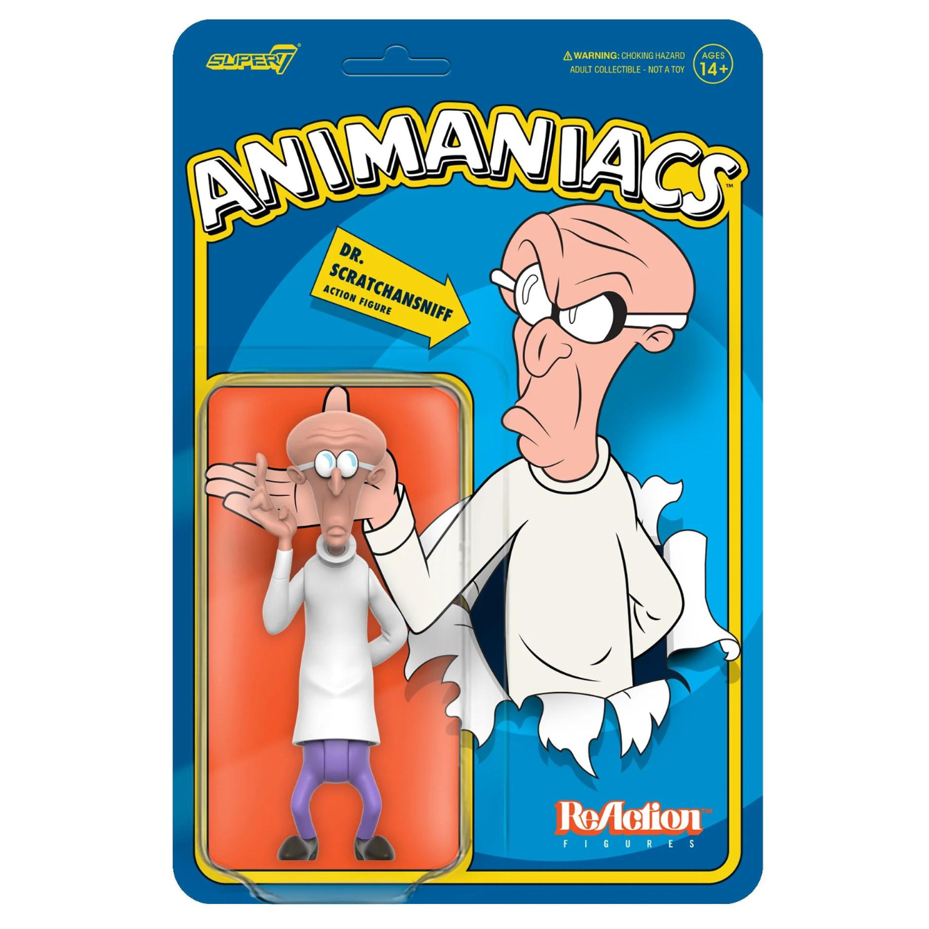 Animaniacs ReAction Figures Wave 1 Dr. Scratchansniff