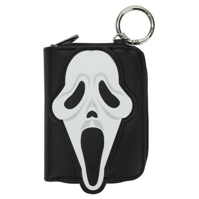 GHOST FACE MINI ZIP AROUND WALLET