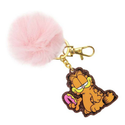 GARFIELD POM WRISTLET KEYCHAIN