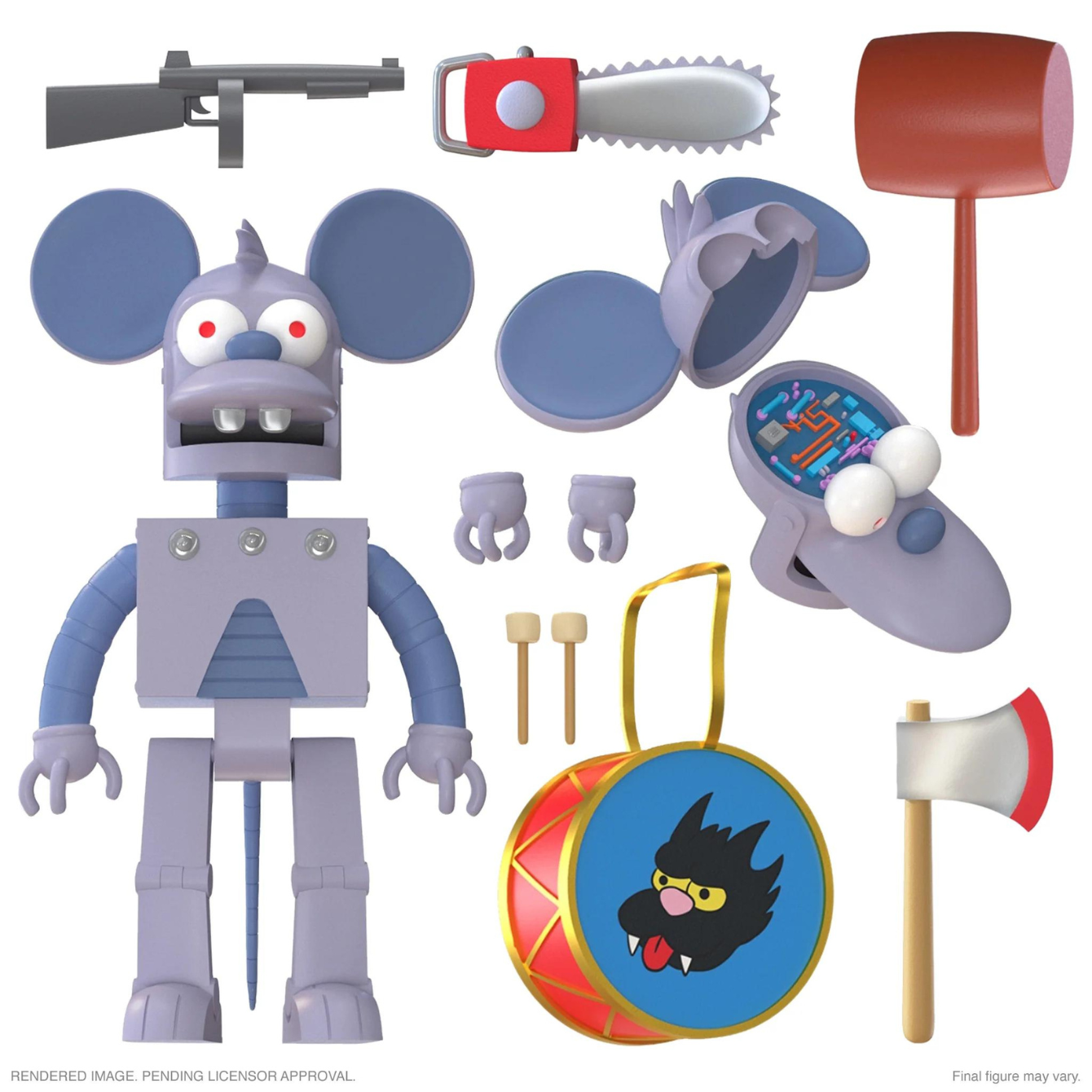 The Simpsons ULTIMATES! Wave 1 Robot Itchy