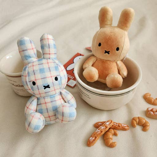 Limited Edition Check Miffy Keychain Plush