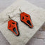 Halloween Confotti Screaming Ghost Face Earrings