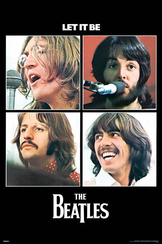 The Beatles - Let it Be - 24x36 Poster