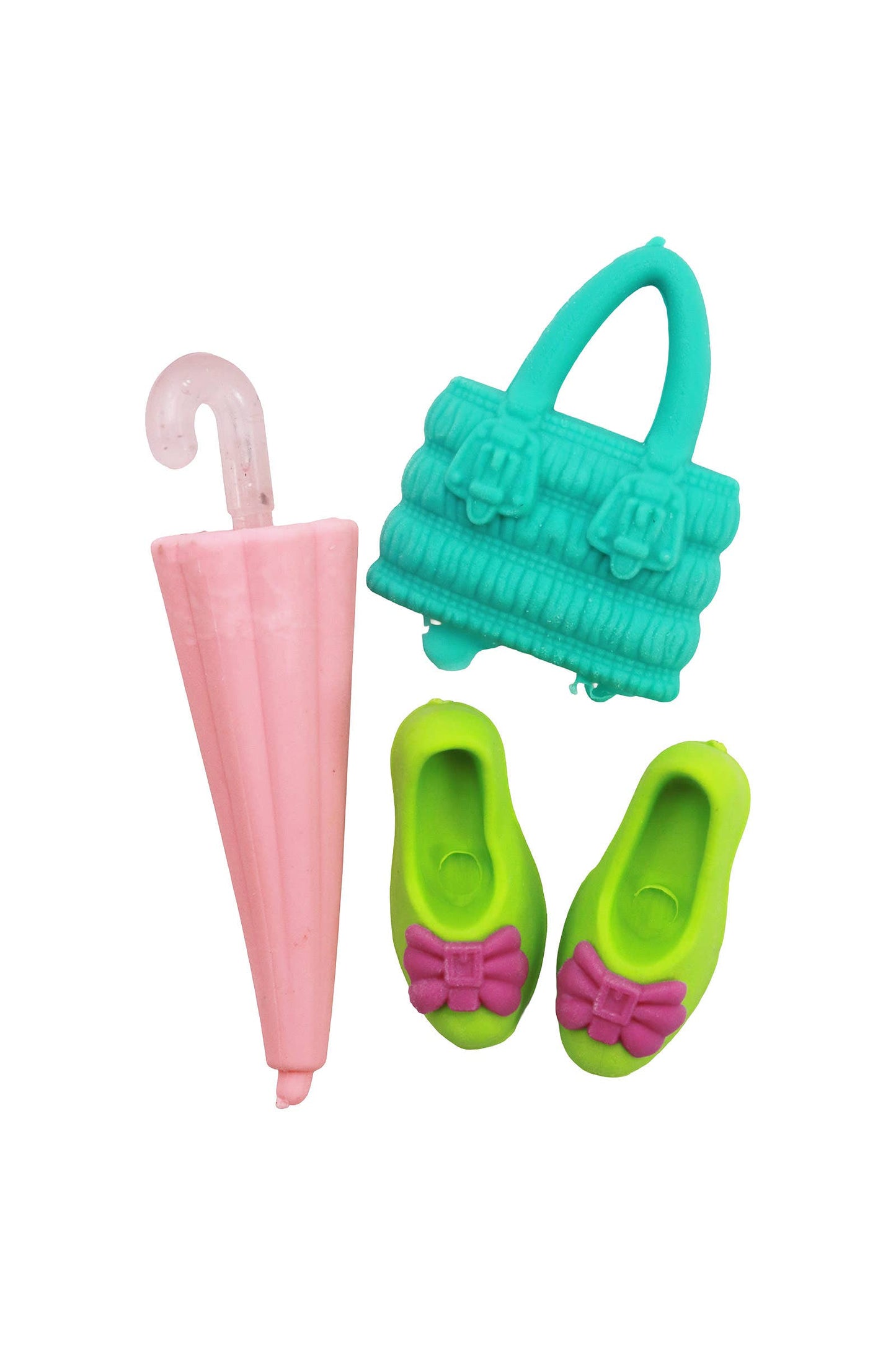 Food Animal Music Eraser Pouch Keychain
