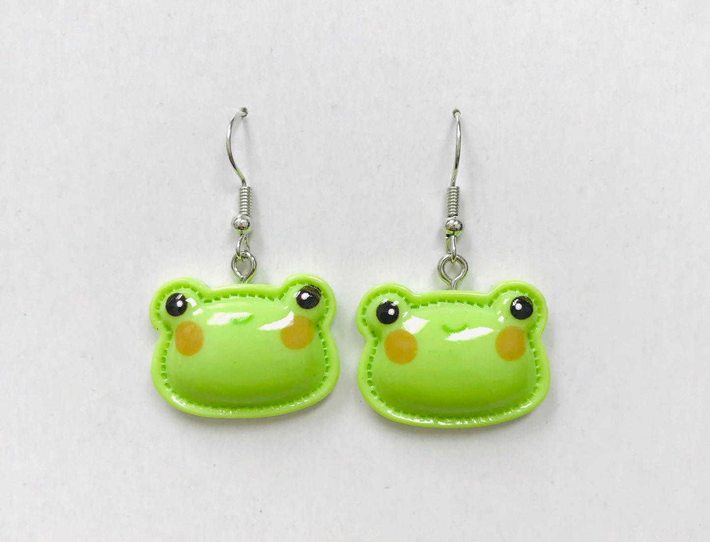 Stitch Up Frog Earrings
