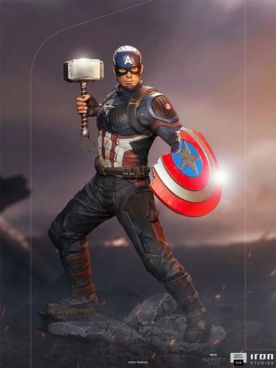 Statue Captain America 1/4 - Infinity Saga - Legacy Replica By Iron Studios