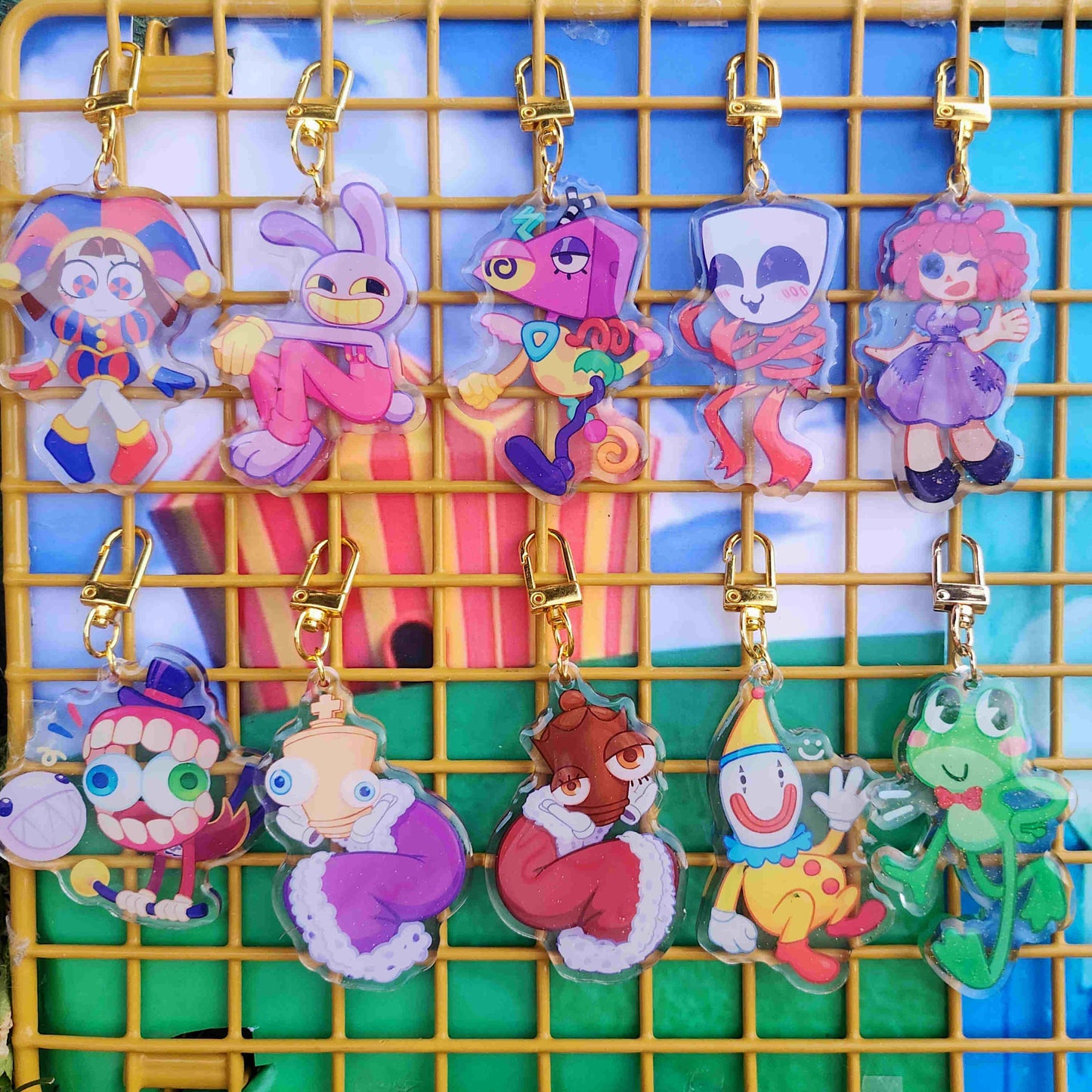 Amazing Digital Circus - TADC Acrylic Glitter Keychains