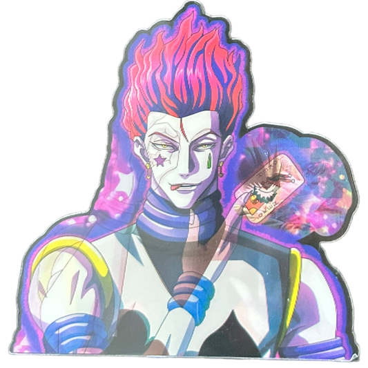 Hisoka Anime 3D Sticker K3