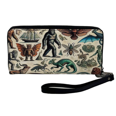 Cryptids and Mythological Creatures Clutch Handbag