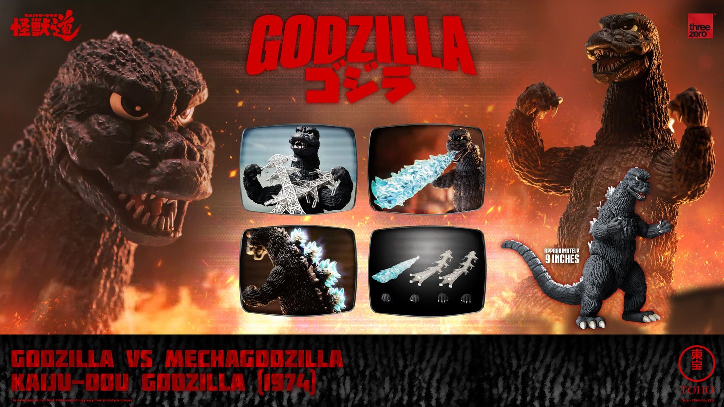 PRE-ORDER GODZILLA VS MECHAGODZILLA - KAIJU-DOU Godzilla (1974)