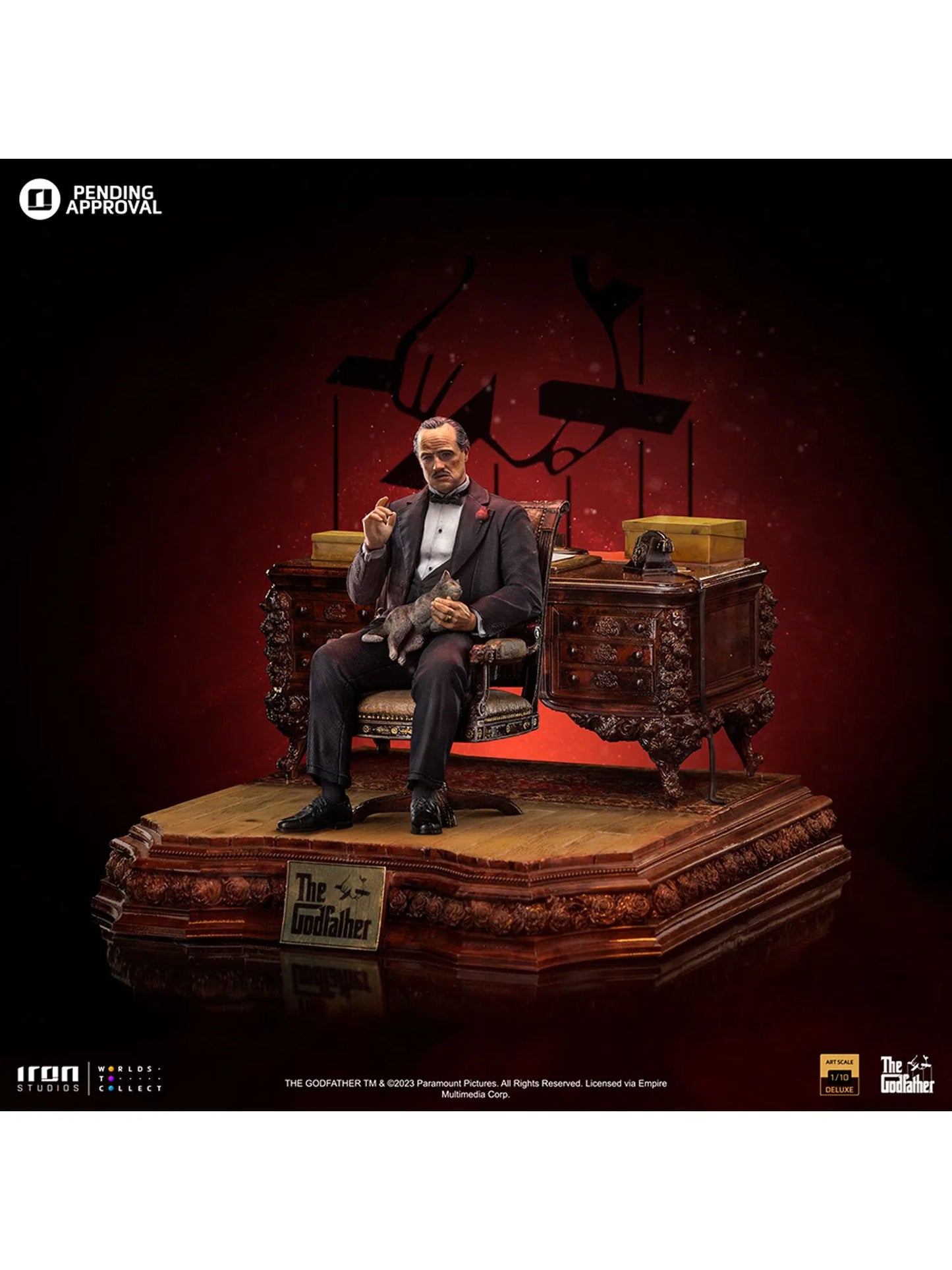 PRE-ORDER Statue Don Vito Corleone Deluxe - Godfather - Art Scale 1/10