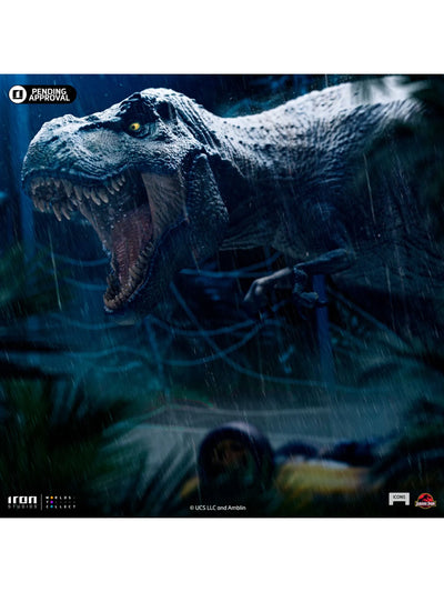 Statue T-Rex Attack - Jurassic Park - Icons - Iron Studios