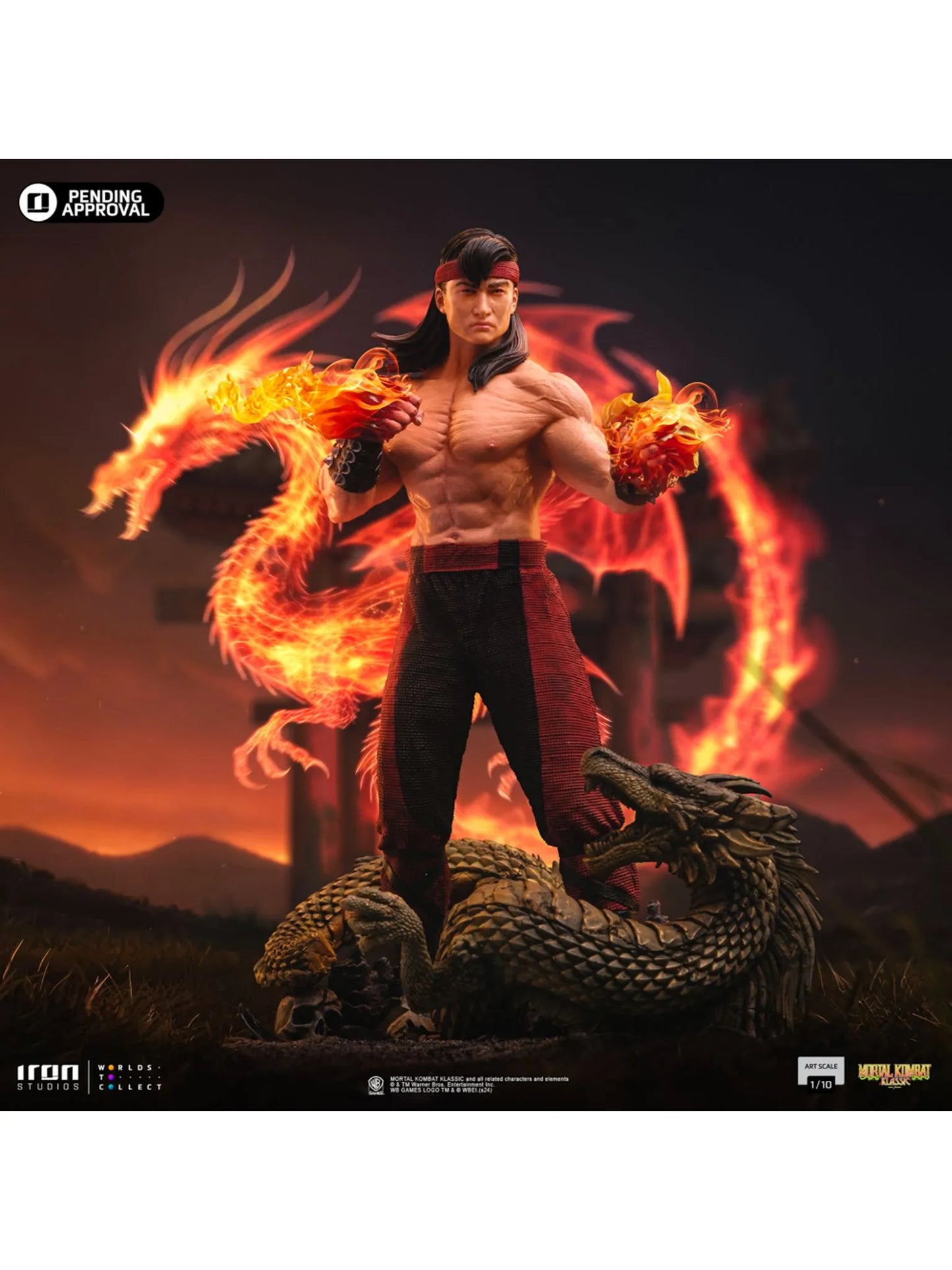 PRE-ORDER Statue Liu Kang - Mortal Kombat - Art Scale 1/10