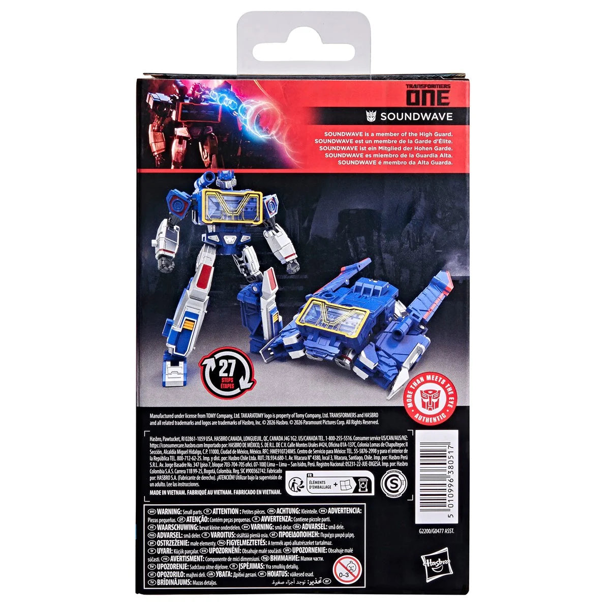 Transformers Studio Series Transformers One Deluxe Soundwave