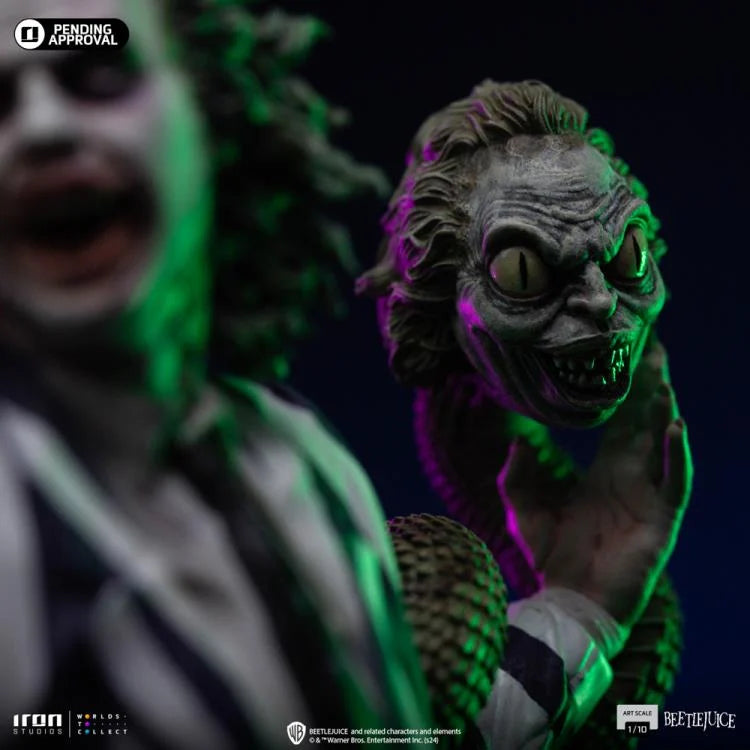 PRE-ORDER Beetlejuice Beetlejuice (2024) Beetlejuice 1/10 Deluxe Art Scale Limited Edition Statue