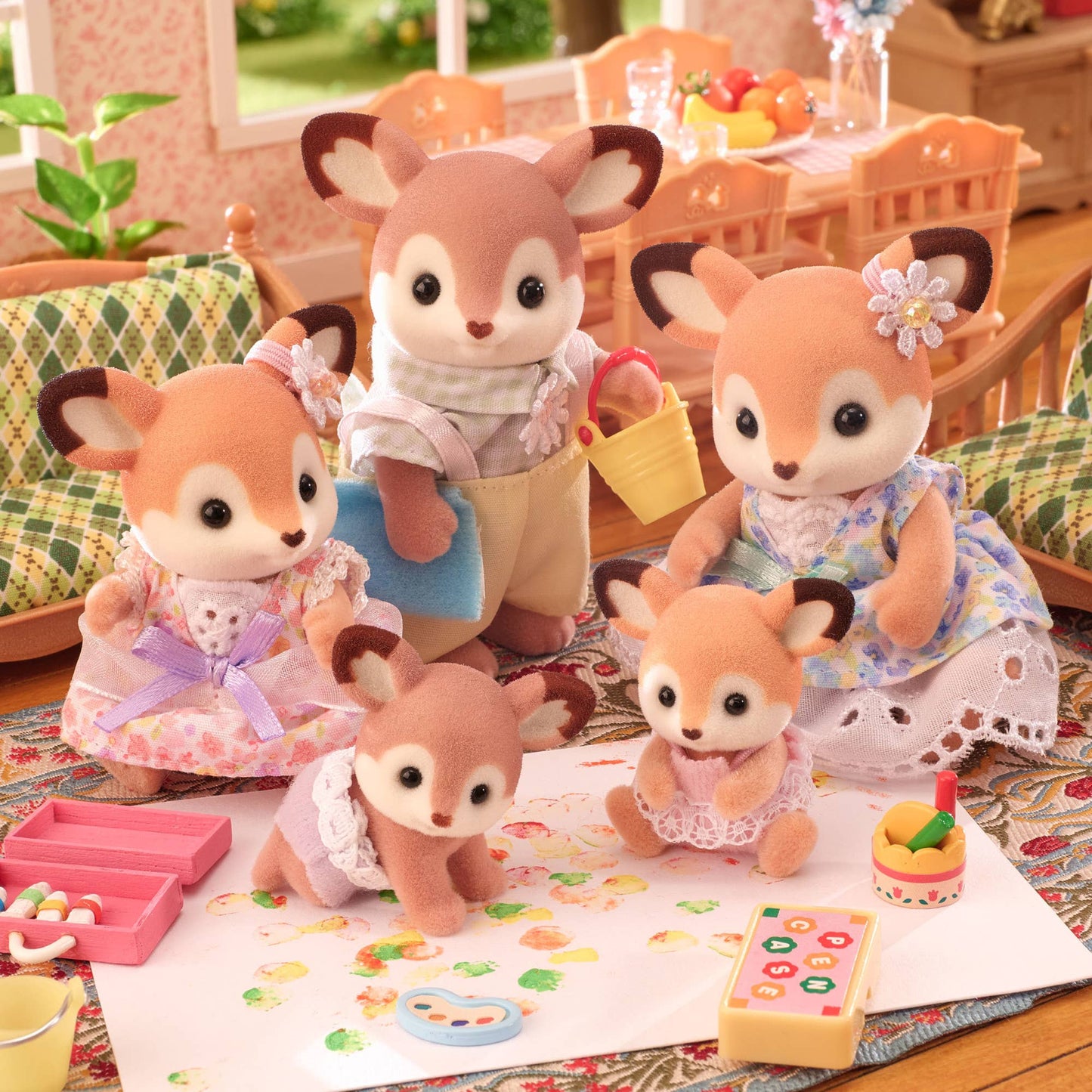 Calico Critters Deer Twins, 2 Collectible Doll Figures