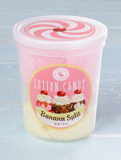 Banana Split Cotton Candy