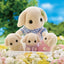 Set of 4 Doll Figures, Flora Rabbit Family, Collectible Toy