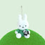 Limited Miffy Plush with lovely animal  Keychain Bag Charm
