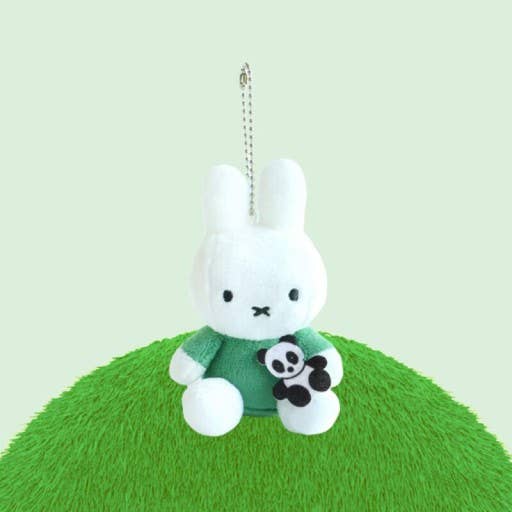 Limited Miffy Plush with lovely animal  Keychain Bag Charm