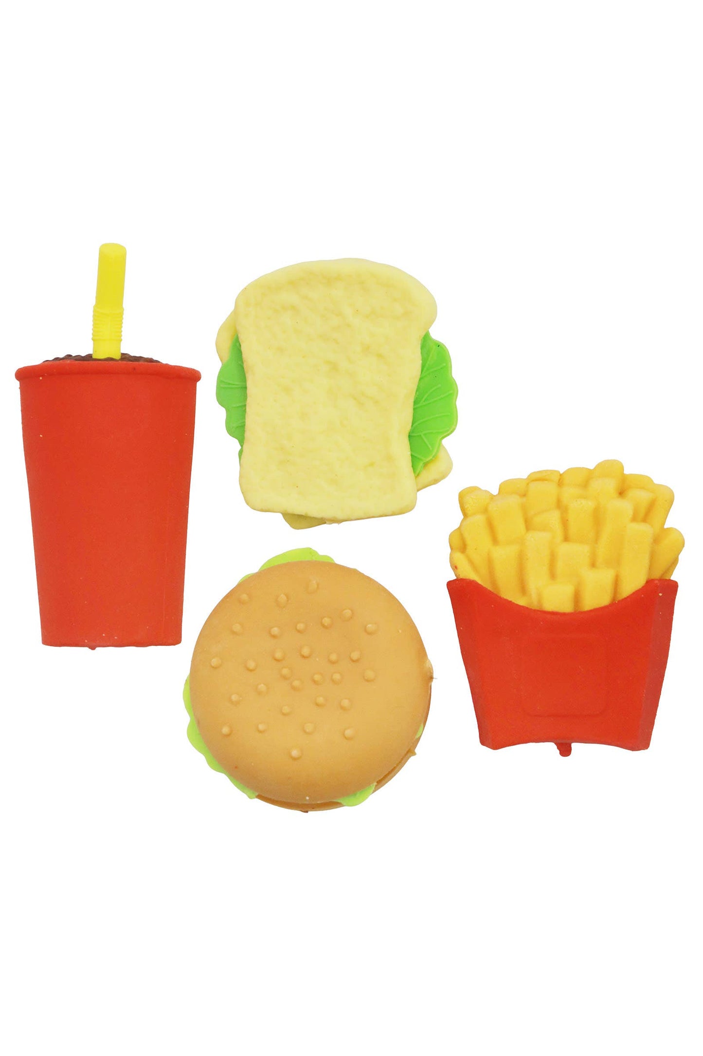 Food Animal Music Eraser Pouch Keychain