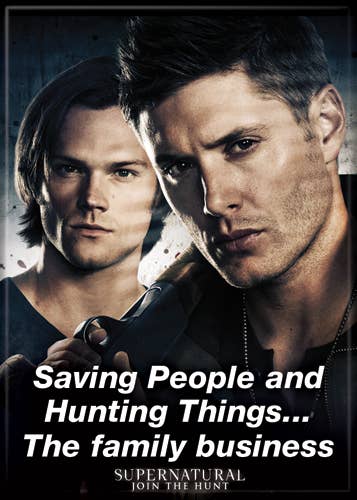 Supernatural  The Family Business Magnet 2.5" x 3.5"