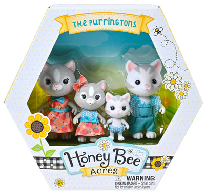 Honey Bee Acres The Purringtons Cat Family Set