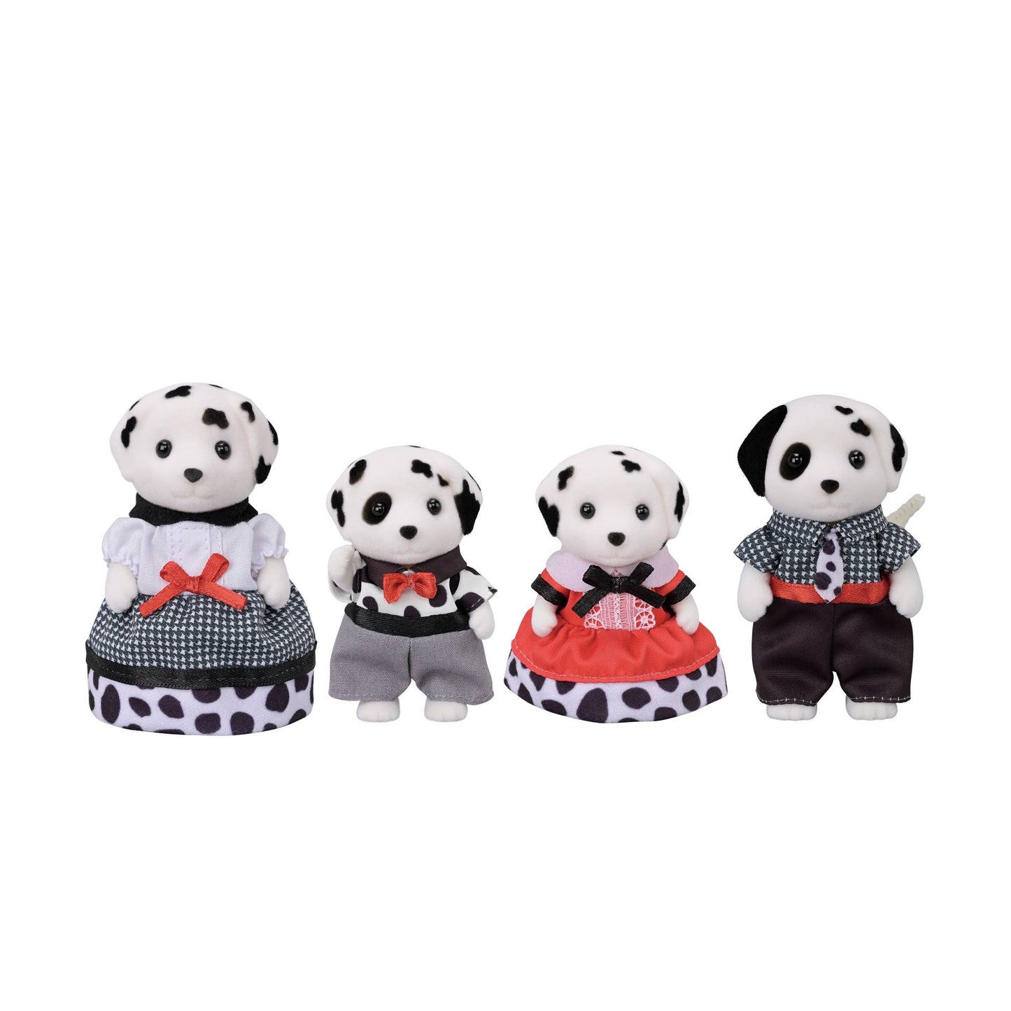 Calico Critters Dalmatian Family, 4 Collectible Doll Figures