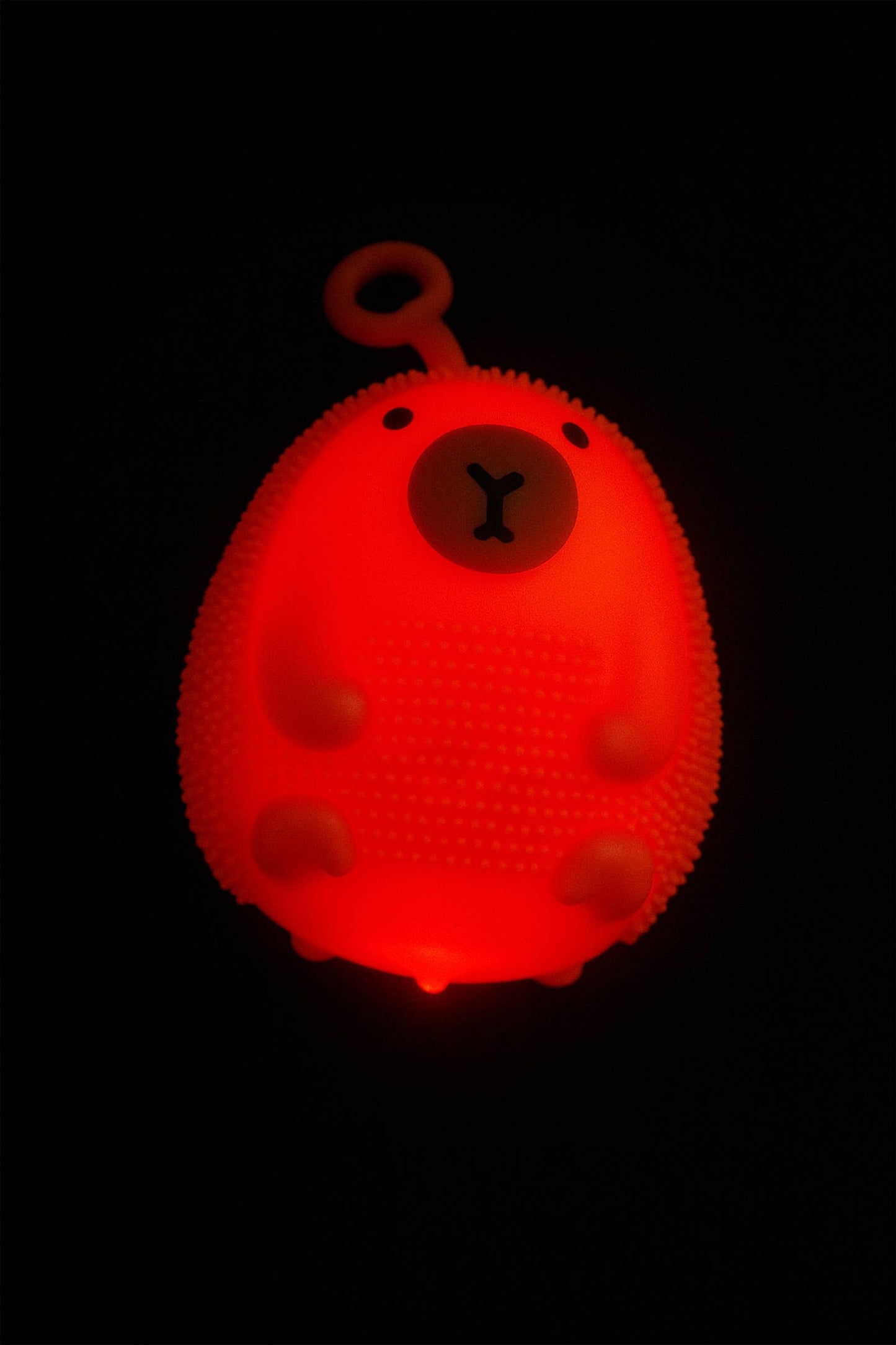 Capybara Spiky Puffer LED Light-Up Squishy Yo-Yo