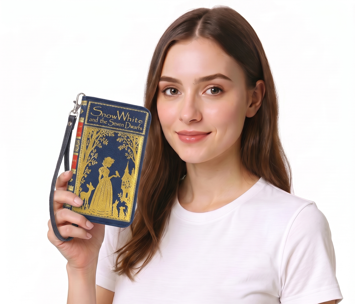 SNOW WHITE BOOK WALLET IN VINYL