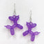 Acrylic Balloon Dog Earrings MULTI COLOR LISTING
