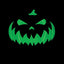 Glow in the Dark Jack O Lantern Crossbody Bag