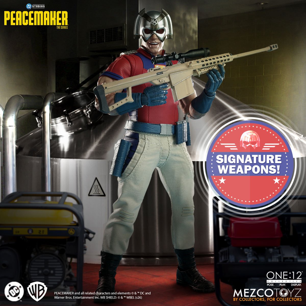 PRE-ORDER Mezco One:12 Collective Peacemaker Action Figure