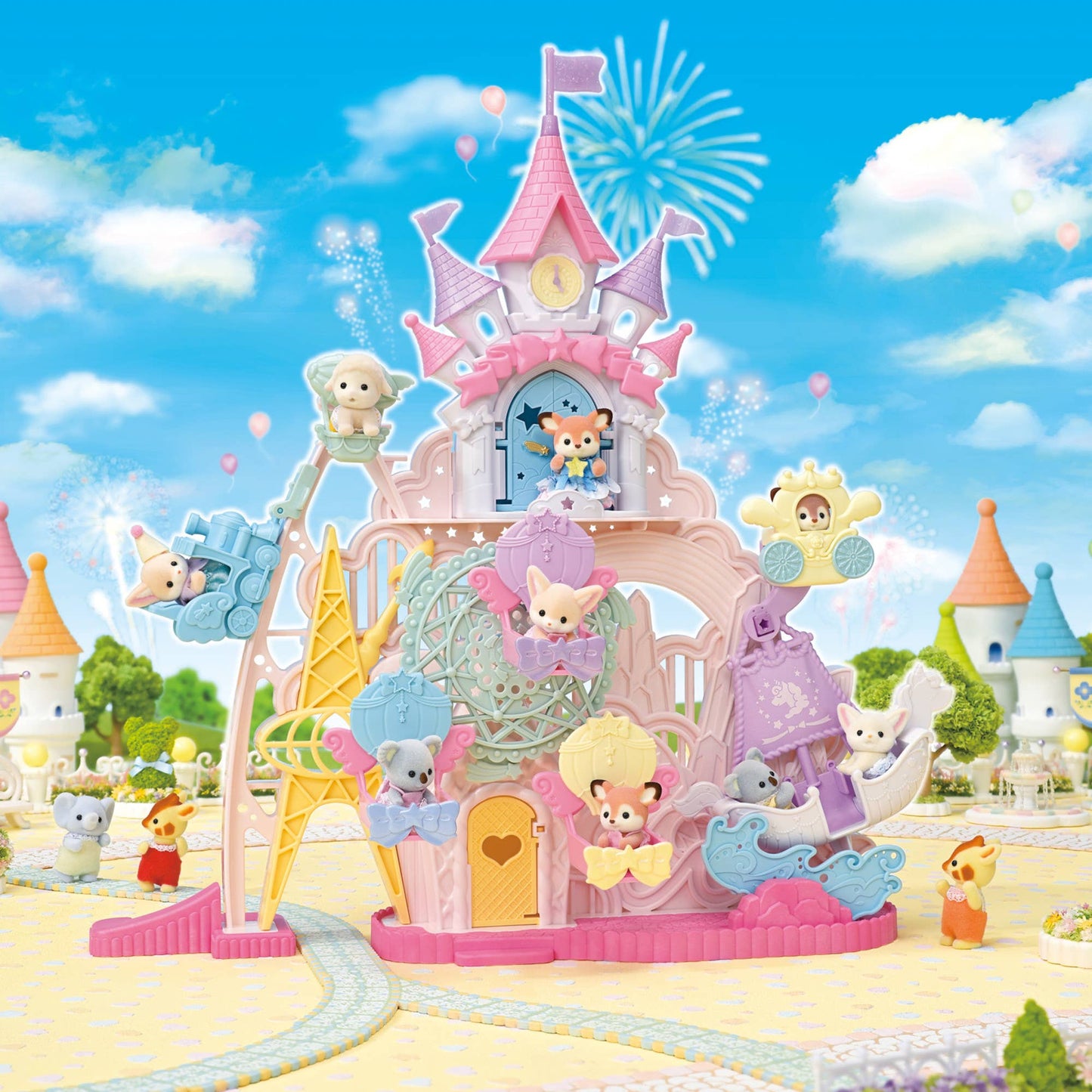 Calico Critters Baby Dream Amusement Park, Dollhouse Playset